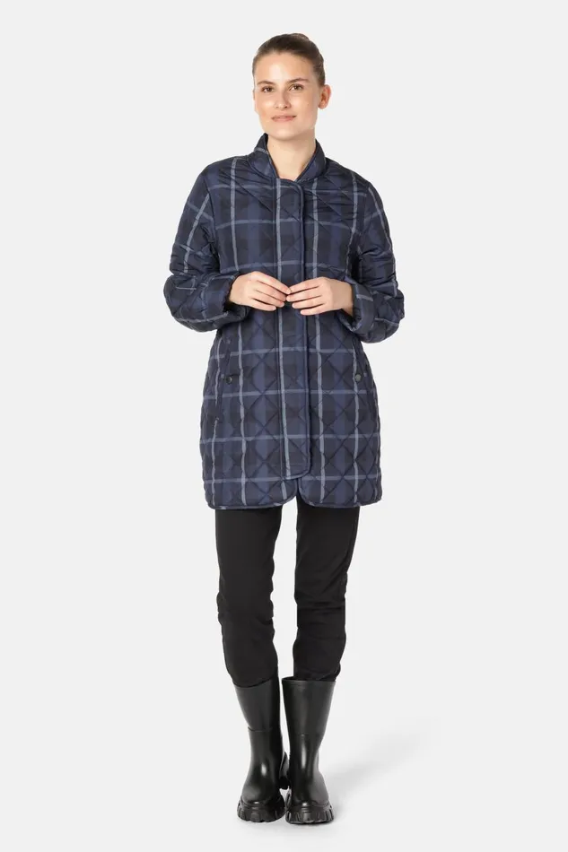 Ilse Jacobsen Padded Jacket 8211 True Navy Women Jackets And Coats