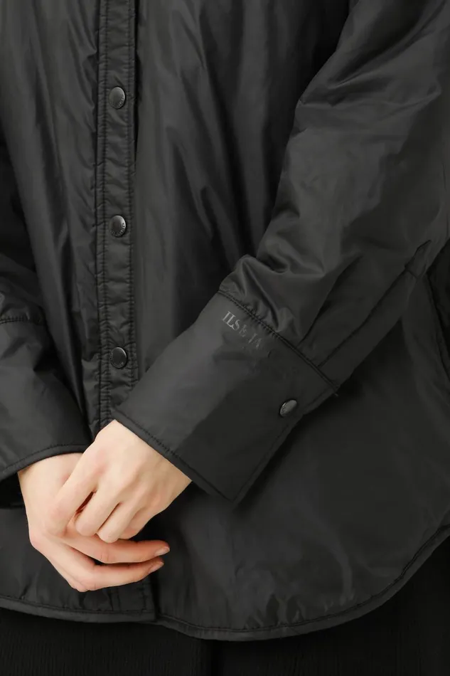 Ilse Jacobsen Padded Shirt 8211 Black Women Jackets And Coats