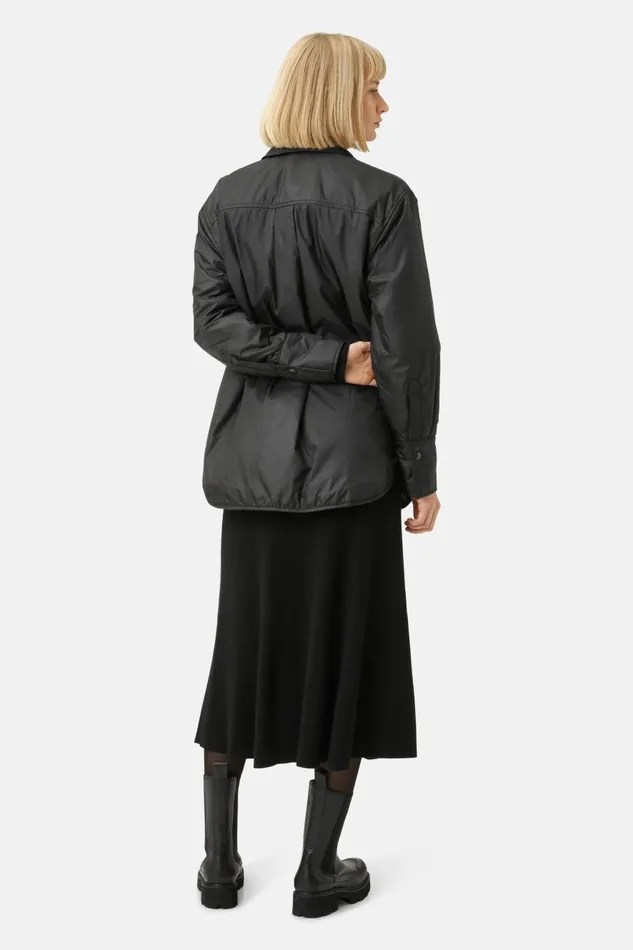 Ilse Jacobsen Padded Shirt 8211 Black Women Jackets And Coats