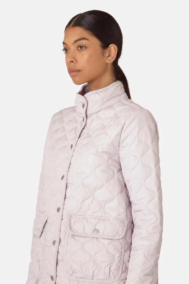 Ilse Jacobsen Quilt Jacket 8211 Concrete Women Jackets And Coats