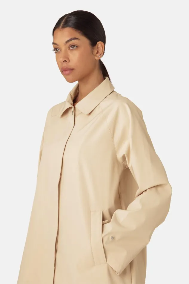 Ilse Jacobsen Rain Jacket 8211 Beige Women Raincoats