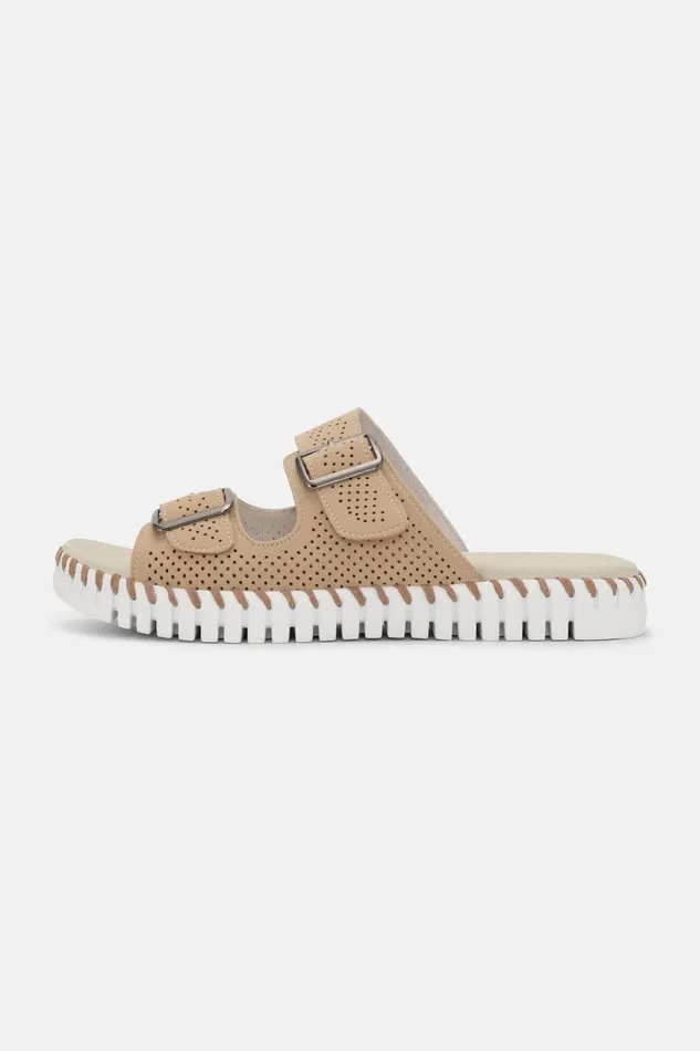 Ilse Jacobsen Sandals 8211 Latte Women Tulip Flats Ilse Jacobsen Sandals 8211 Latte Women Tulip Flats