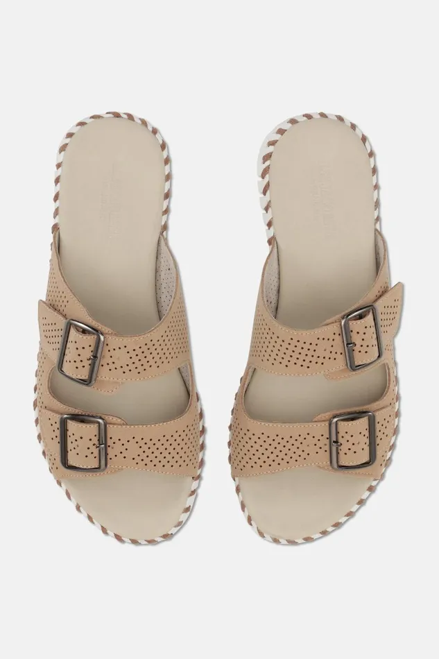 Ilse Jacobsen Sandals 8211 Latte Women Tulip Flats Ilse Jacobsen Sandals 8211 Latte Women Tulip Flats