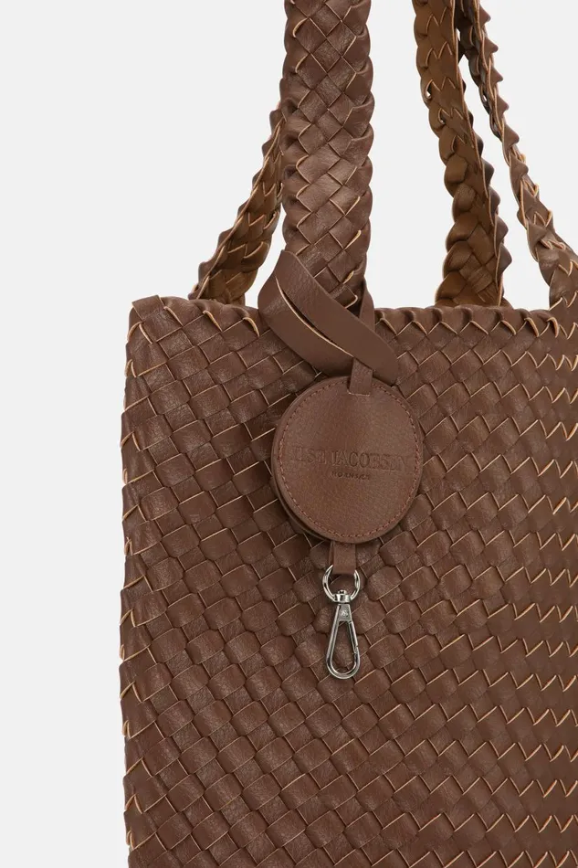 Ilse Jacobsen Tote Bag Mini 8211 Bison Cashew Women Tote Bags Mini