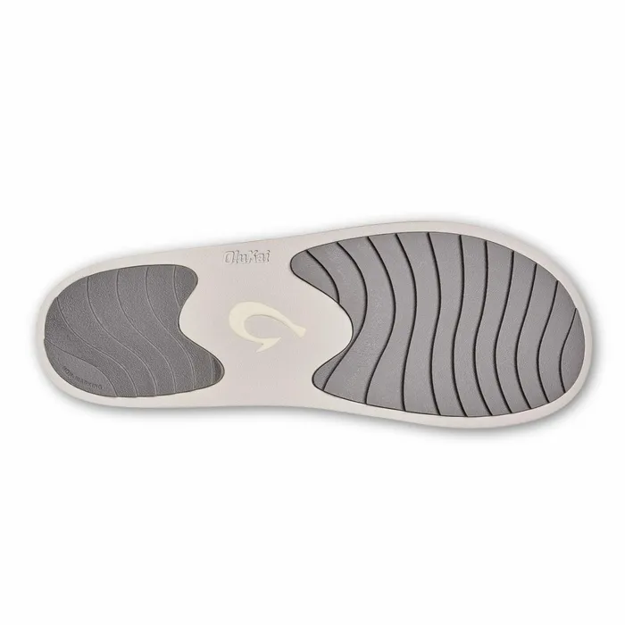 IndoorOutdoor Women Olukai Kui Fuzzy SlipOn Slippers 8211 Fog