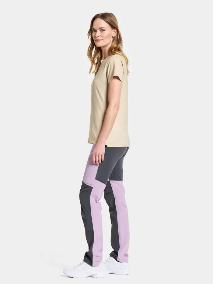 Ingar TShirt Light Beige Women Didriksons Tshirts Ingar TShirt Light Beige Women Didriksons Tshirts