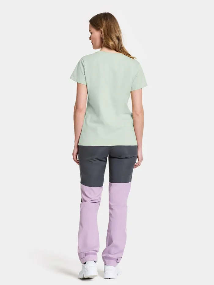 Ingar TShirt Printed Pale Mint Women Didriksons Tshirts