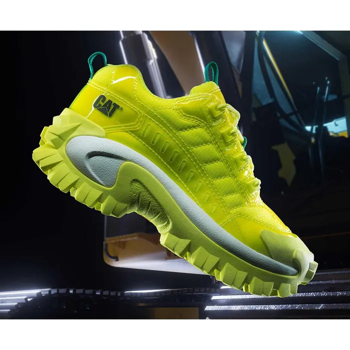 Intruder Ignite Sneaker Safety Yellow MenWomen Cat Footwear Chunky Sneakers