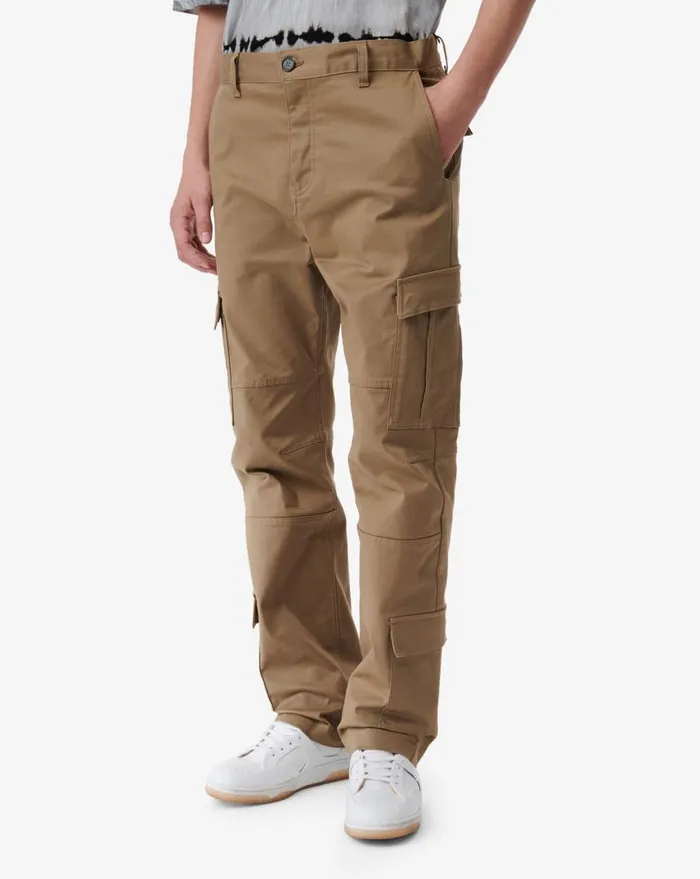 IRO DAO STRAIGHTCUT CARGO PANTS Black Men Jeans and Trousers