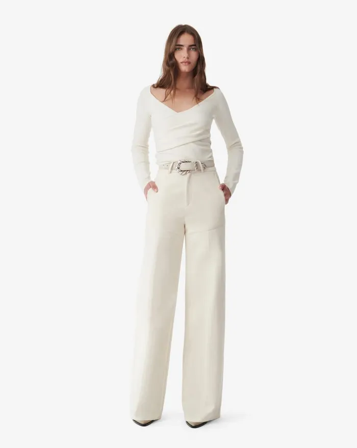 IRO ELOI SWEATER Cloudy White Women Tops and Shirts