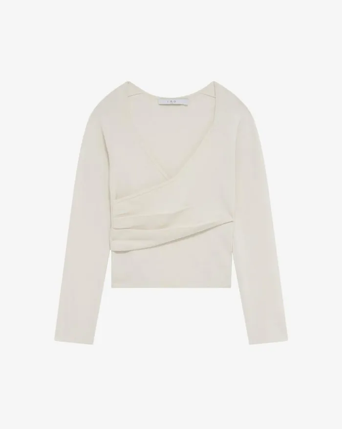 IRO ELOI SWEATER Cloudy White Women Tops and Shirts