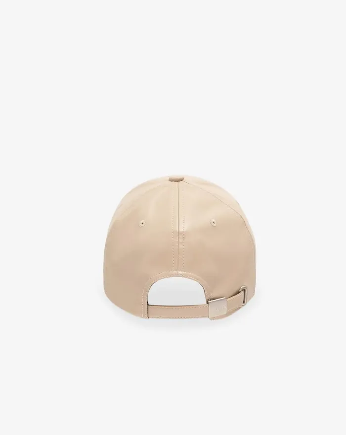 IRO GREB EMBROIDERED CAP Taupe Women Hats