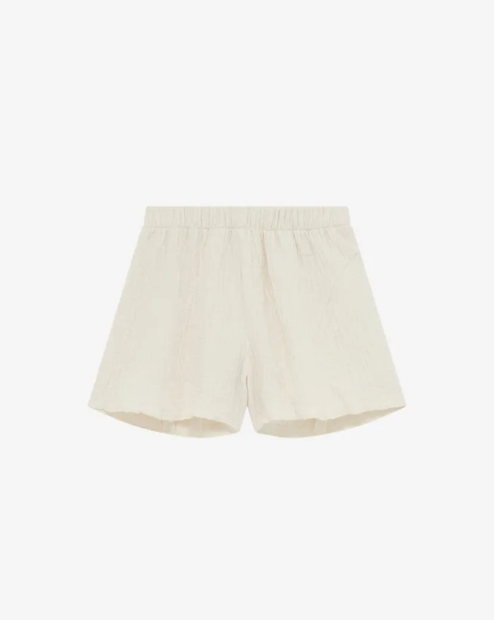 IRO HORONI FLOWY JACQUARD SHORTS Ecru Women Shorts and Skirts