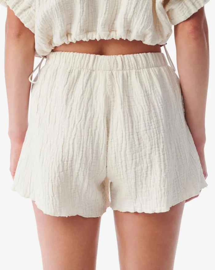 IRO HORONI FLOWY JACQUARD SHORTS Ecru Women Shorts and Skirts