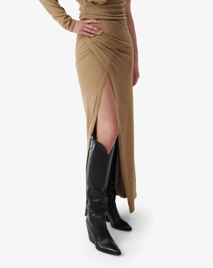 IRO JELISSA LONG SKIRT Black Women Shorts and Skirts