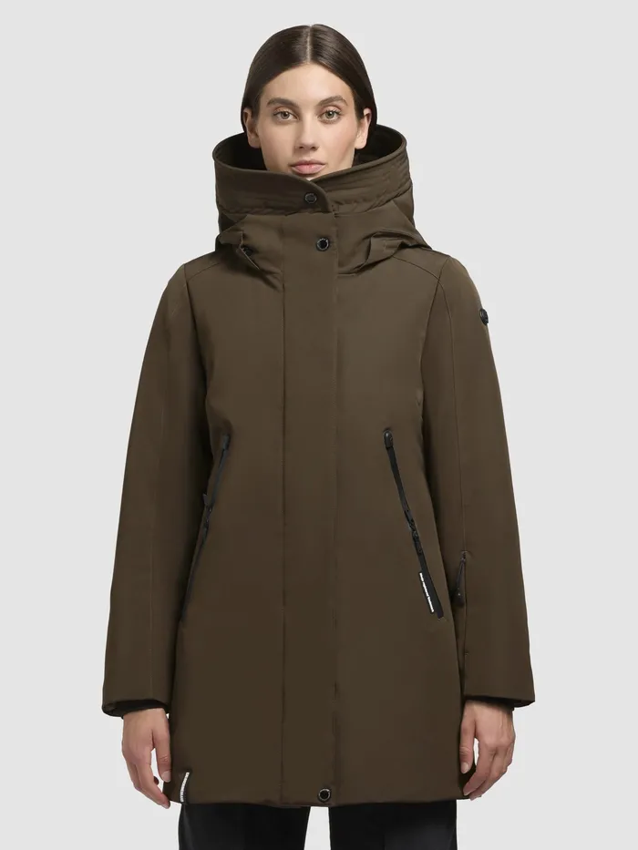 Jacke VIONA5 Dunkeloliv Dunkeloliv Women Parkas KHUJO