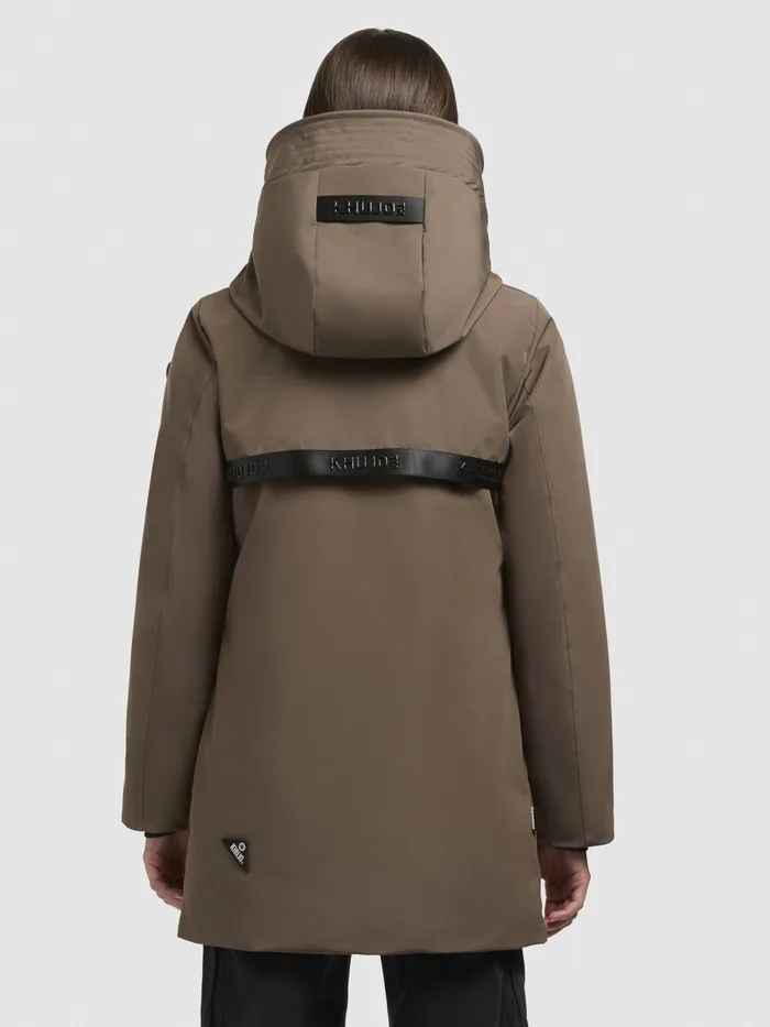Jacke VIONA5 Taupe dunkel Taupe Dunkel Parkas KHUJO Women