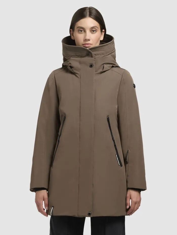 Jacke VIONA5 Taupe dunkel Taupe Dunkel Parkas KHUJO Women