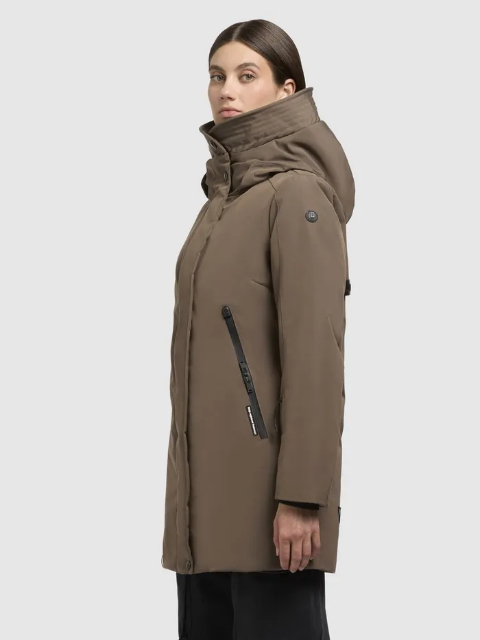 Jacke VIONA5 Taupe dunkel Taupe Dunkel Parkas KHUJO Women