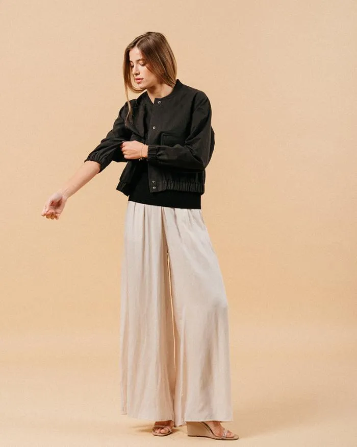 JACKET NOIR MEGANE Shop Grace and Mila Bombers