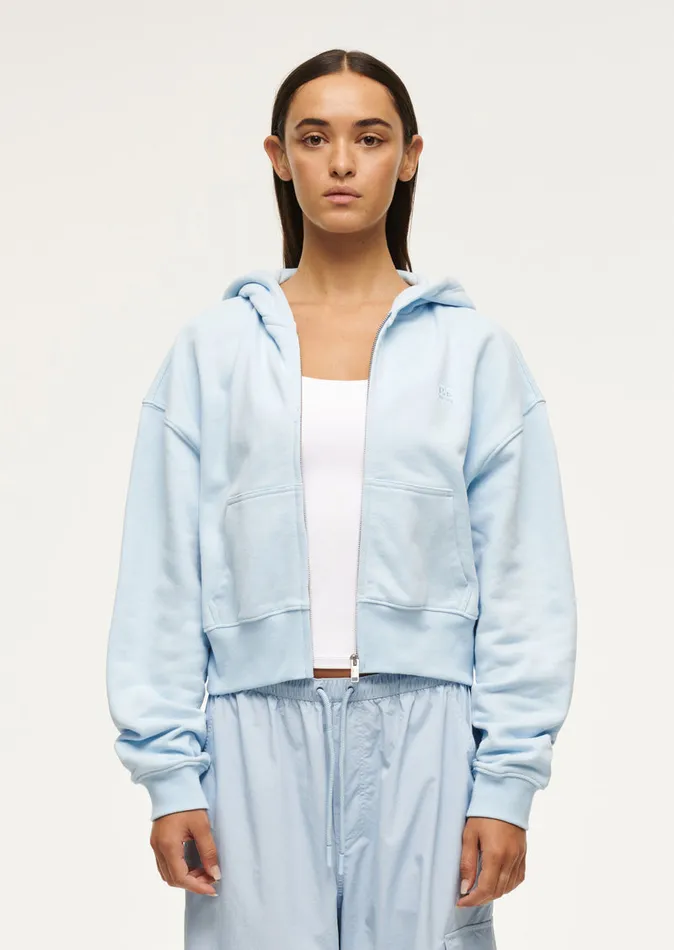 Jackets ADVENTURE ZIP THROUGH IN SKY BLUE PE Nation Women
