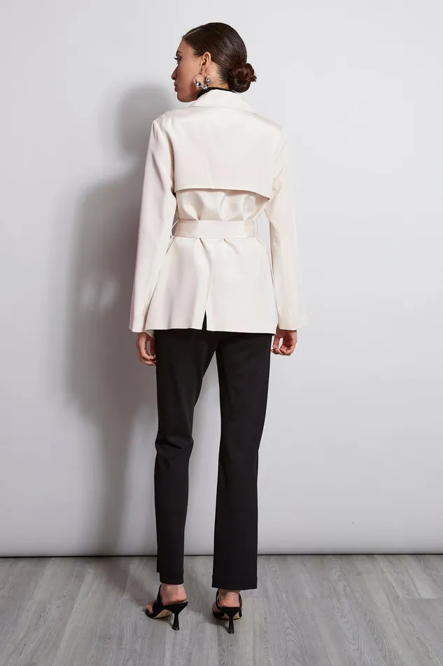 Jackets and Blazers Women Elie Tahari Silk Trench Jacket MARBLE ARCH