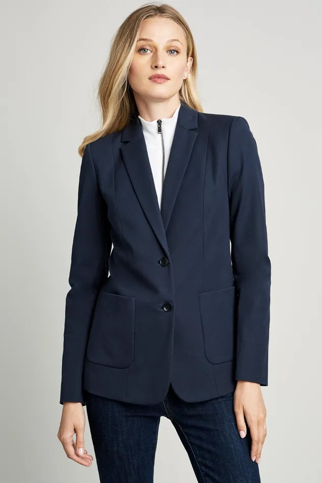 Jackets and Blazers Women Elie Tahari Winny Jacket Navy Yard