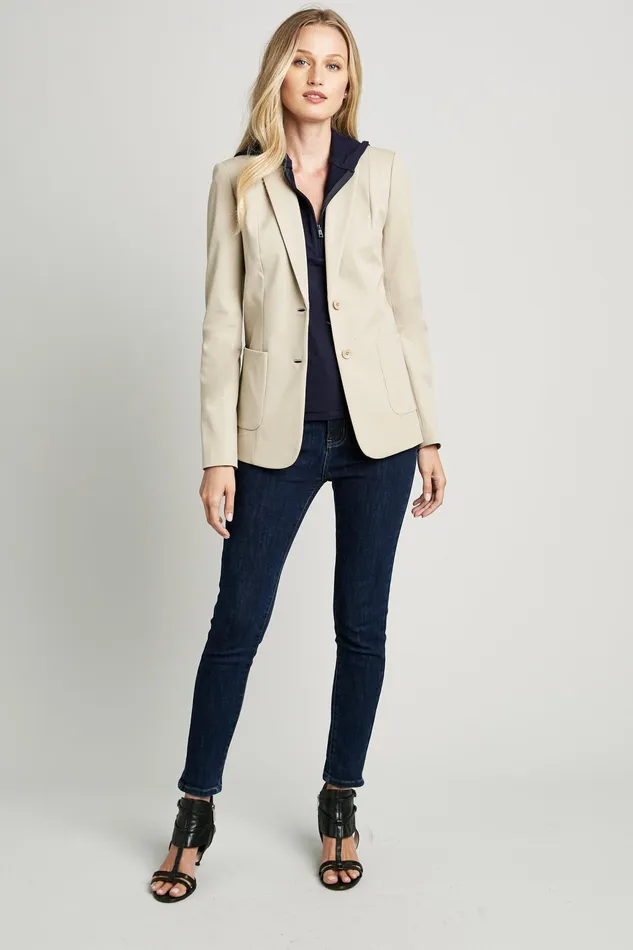 Jackets and Blazers Women Elie Tahari Winny Jacket Navy Yard