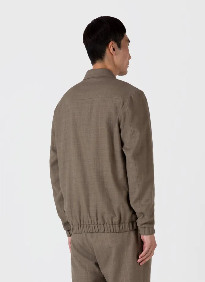 Jackets and Coats ussunspel Men Cotton Raffia Blouson Jacket Dark Stone Jackets and Coats ussunspel Men Cotton Raffia Blouson Jacket Dark Stone