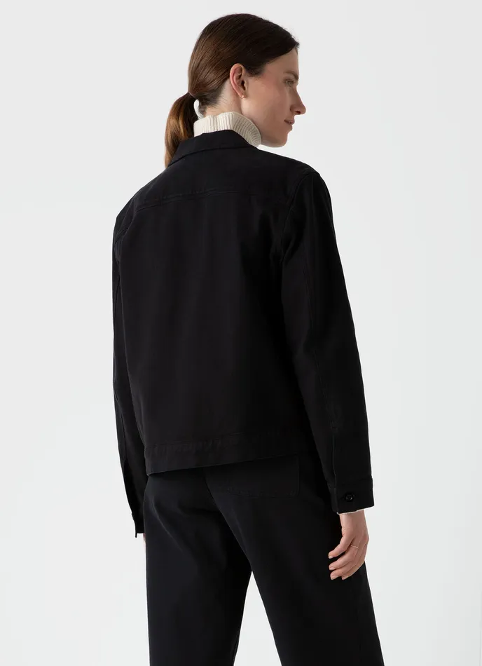 Jackets and Coats Women Chore Jacket Black ussunspel Jackets and Coats Women Chore Jacket Black ussunspel