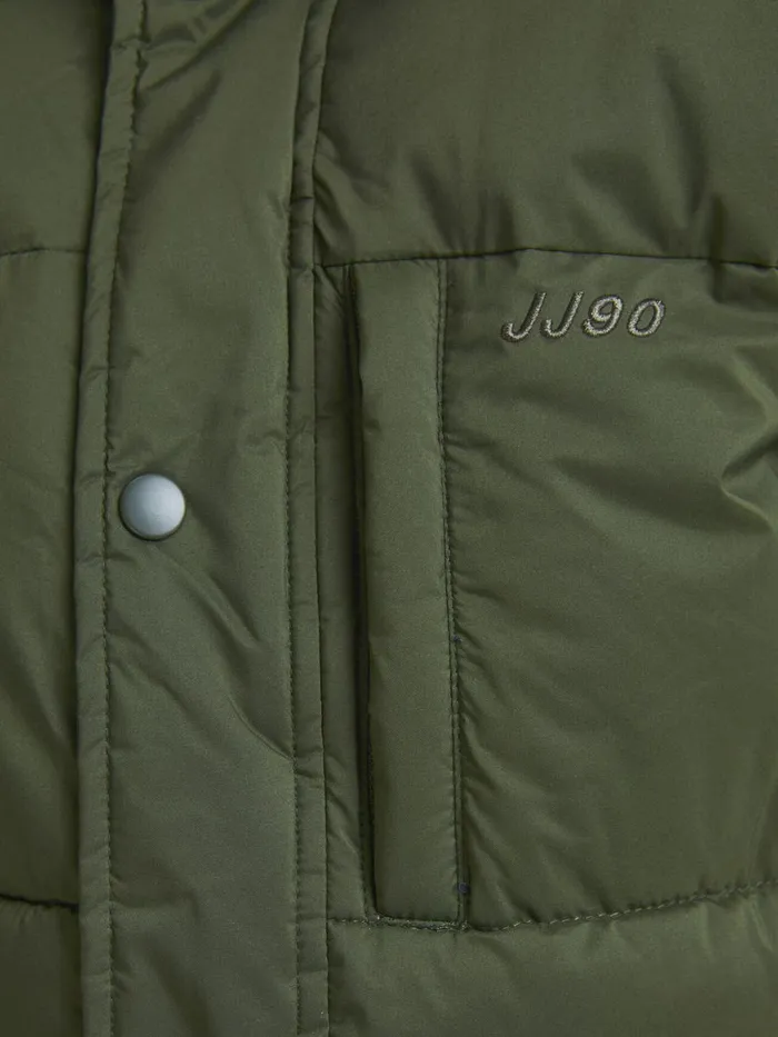 Jackets JACK and JONES Junior BOYS MULTI POCKET PUFFER JACKET Green Forest Night
