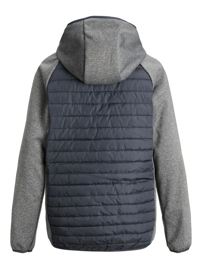 Jackets JACK and JONES Junior BOYS QUILTED JACKET Grey Grey Melange