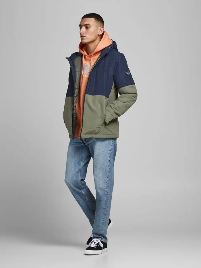 Jackets JACK and JONES Mens CASUAL JACKET Blue Navy Blazer