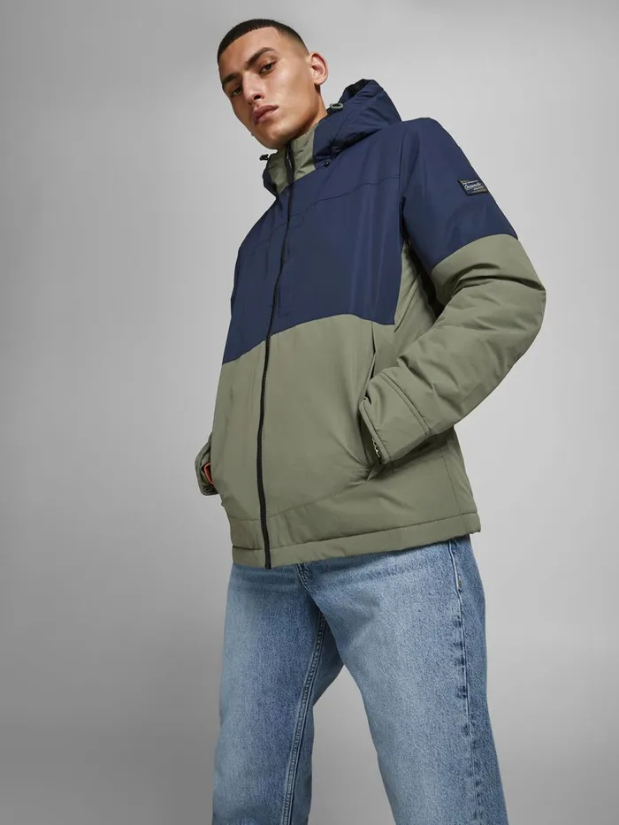 Jackets JACK and JONES Mens CASUAL JACKET Blue Navy Blazer