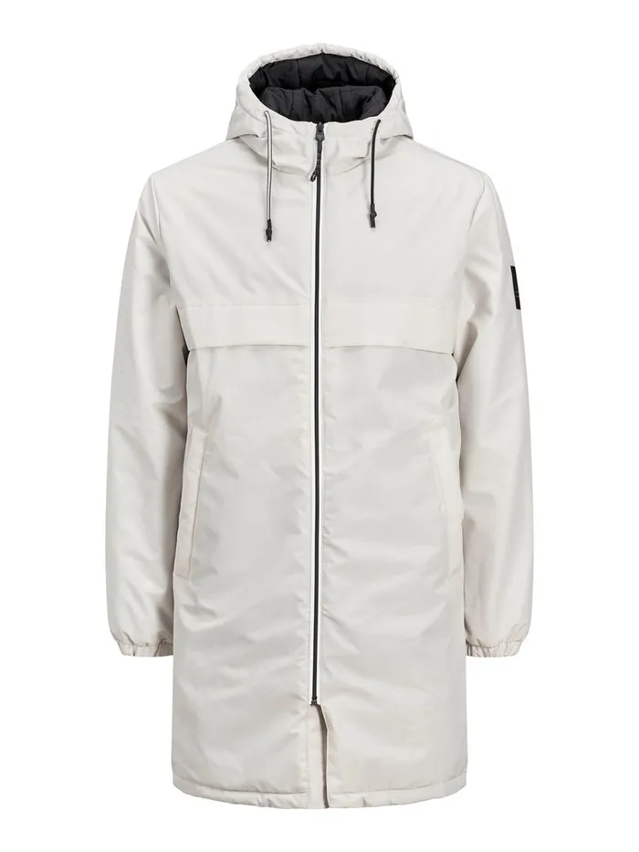 Jackets JACK and JONES Mens COLD WEATHER PARKA White Antarctica