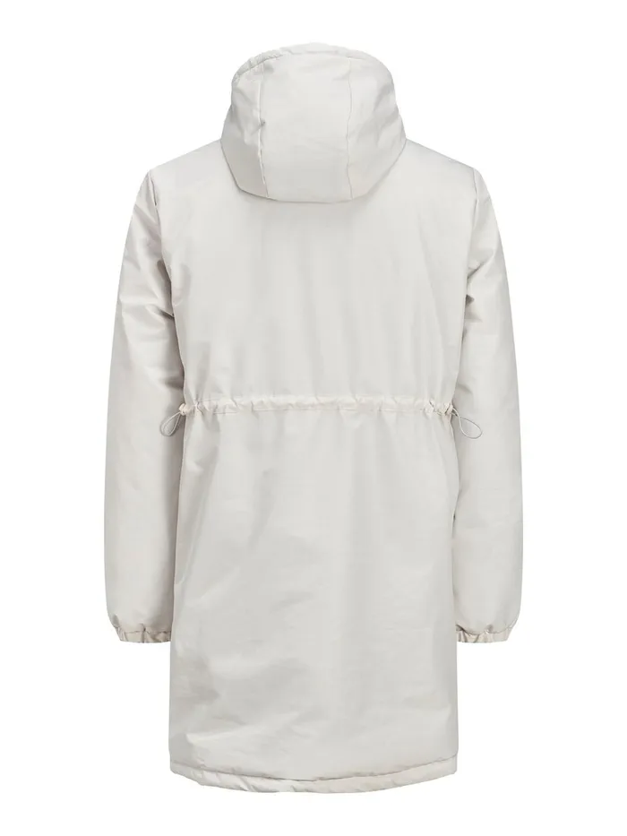 Jackets JACK and JONES Mens COLD WEATHER PARKA White Antarctica