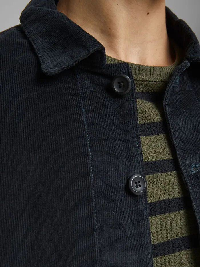Jackets JACK and JONES Mens COURDOROY JACKET Blue Navy Blazer