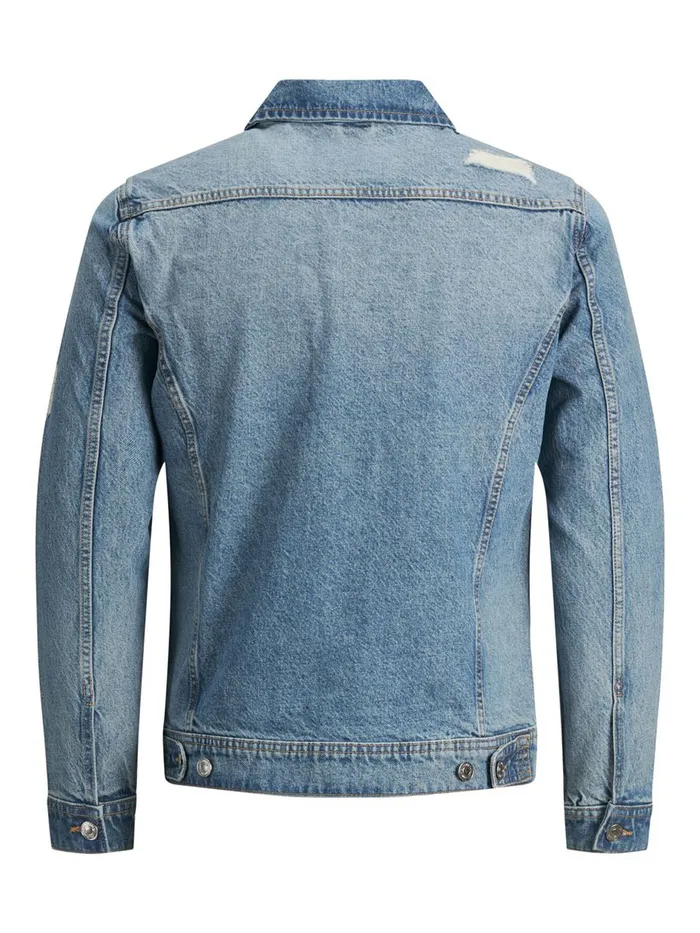 Jackets JACK and JONES Mens JEAN NA 041 DENIM JACKET Blue Blue Denim