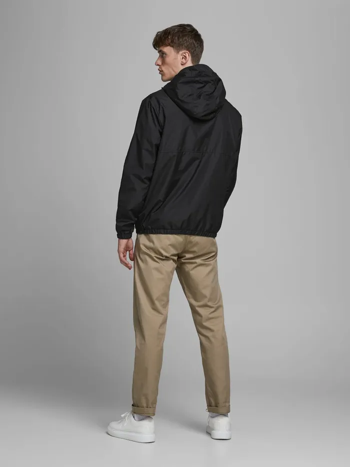 Jackets JACK and JONES Mens LIGHT ANORAK Black Black