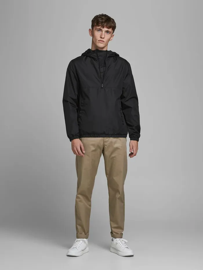 Jackets JACK and JONES Mens LIGHT ANORAK Black Black