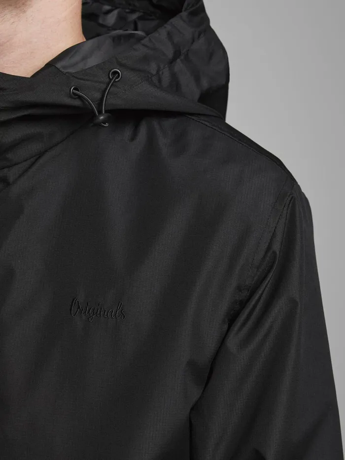 Jackets JACK and JONES Mens LIGHT ANORAK Black Black