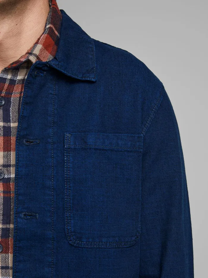 Jackets JACK and JONES Mens LUCAS AKM 370 DENIM JACKET Blue Blue Denim