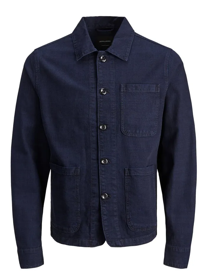 Jackets JACK and JONES Mens LUCAS AKM 370 DENIM JACKET Blue Blue Denim
