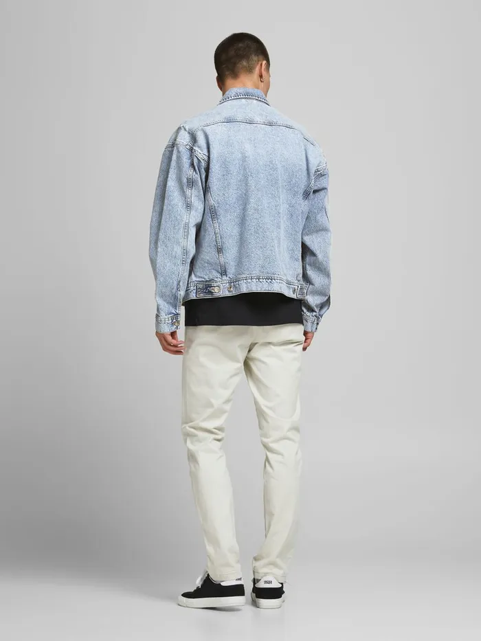 Jackets JACK and JONES Mens OVERSIZED COTTONTWILL DENIM JACKET Blue Blue Denim