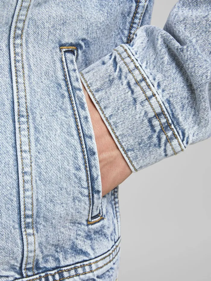 Jackets JACK and JONES Mens OVERSIZED COTTONTWILL DENIM JACKET Blue Blue Denim