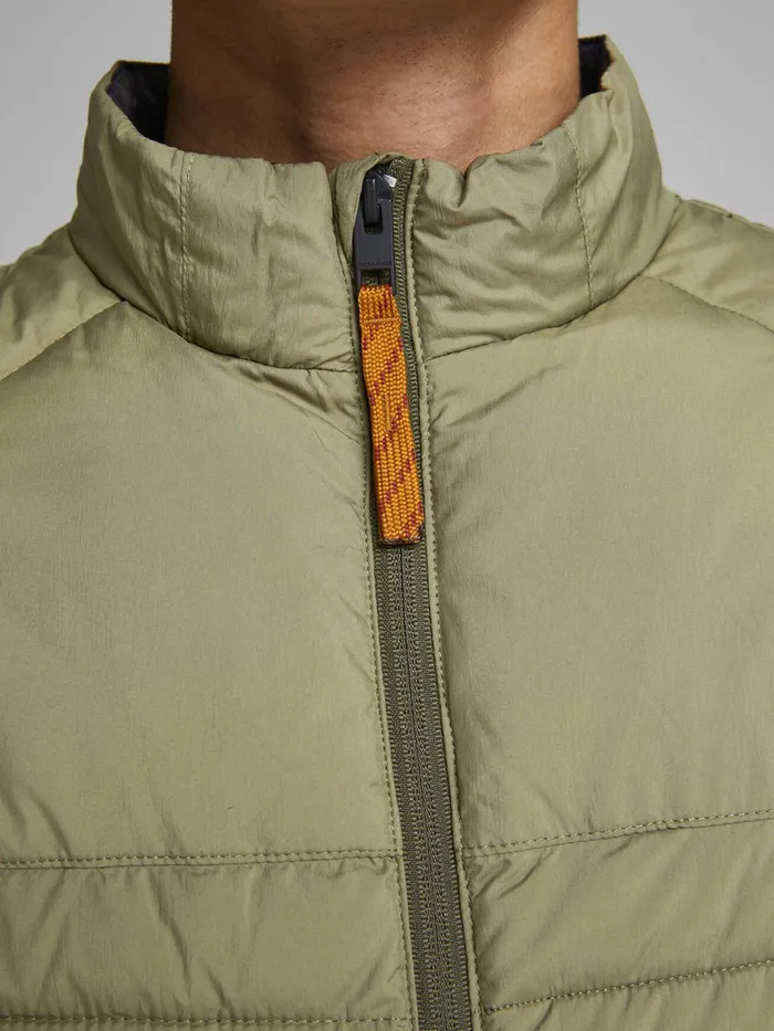 Jackets JACK and JONES Mens PADDED LIGHT JACKET Green Dusky Green