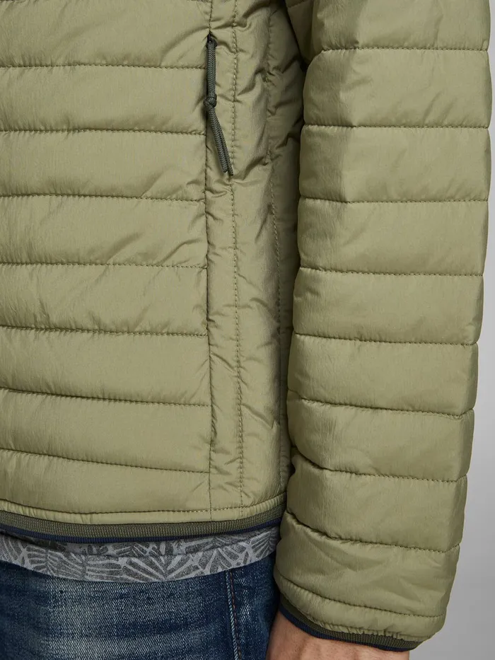 Jackets JACK and JONES Mens PADDED LIGHT JACKET Green Dusky Green