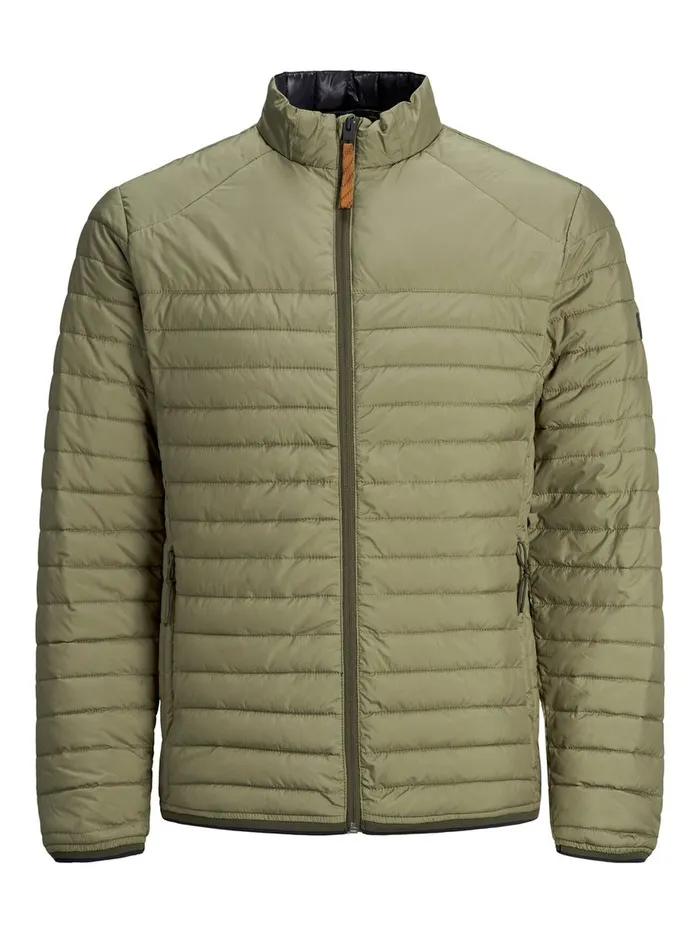 Jackets JACK and JONES Mens PADDED LIGHT JACKET Green Dusky Green