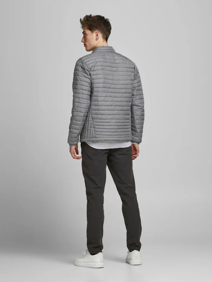 Jackets JACK and JONES Mens PLAIN LIGHTWEIGHT JACKET Grey Sedona Sage