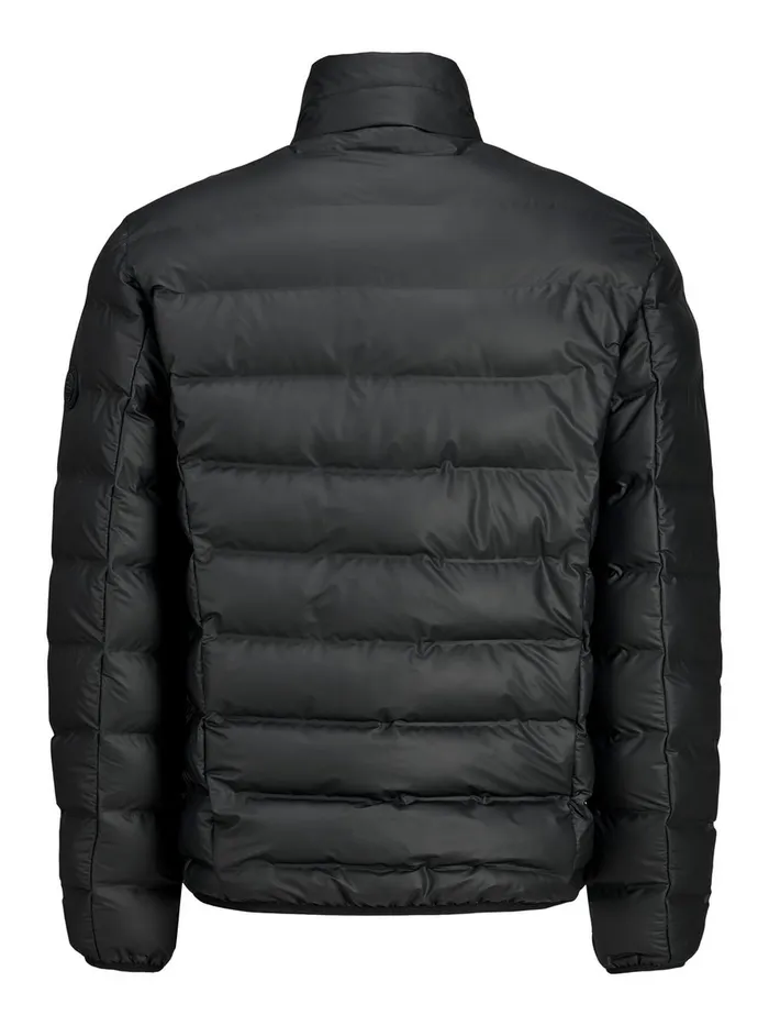 Jackets JACK and JONES Mens PUFFER QUILTED JACKET Black Black